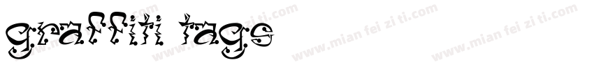 graffiti tags字体转换